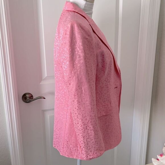 Oscar de la Renta VTG Pink Blazer Linen & Silk
NWOT SZ 8 P Beverly Hills - Picture 3 of 14